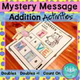 Doubles, Doubles +1, Count on by 1 Addition Activity - Mys