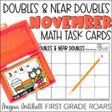 Doubles & Doubles Plus One Task Cards Math Centers, Scoot,