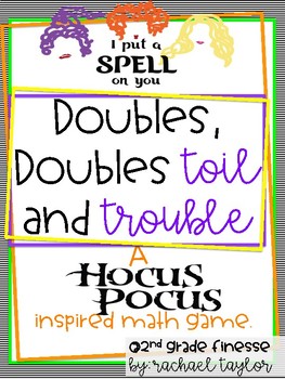 Preview of Doubles, Doubles Toil and Trouble!
