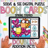 Doubles Facts Boom Cards™ | Solve to Reveal the Puzzle