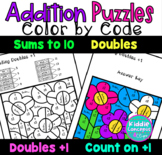 Doubles Facts Color by Code Addition