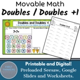 Doubles Facts Doubles Plus One Google Slides Seesaw Printa