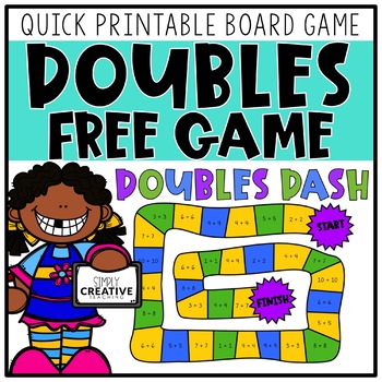 Doubles Facts Freebie by Simply Creative Teaching | TpT