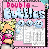 Doubles Facts Numbers Worksheet/ Free!!!! Bubble Cut and P