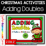 Doubles Facts Christmas Powerpoint Game