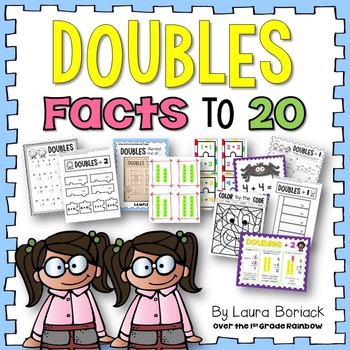 Preview of Doubles Facts to 20 {Doubles, Doubles + 1, Doubles + 2}
