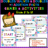 Doubles/ Halves & Doubles +1 Addition Fact Games & Center 