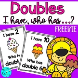 Doubles "I have, Who has...?" Cards FREEBIE