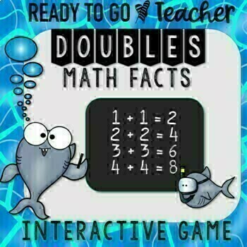 Preview of Doubles Math Facts Interactive Game