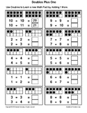 Doubles PLUS 1 - with Dots (Visual) - Learning Addition Fa