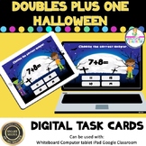 Doubles Plus One Halloween Digital Boom Task Cards