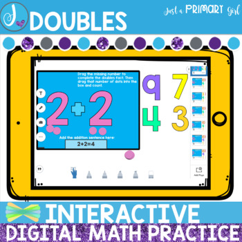 Preview of Doubles Strategy for Math Seesaw™ | Distance Learning