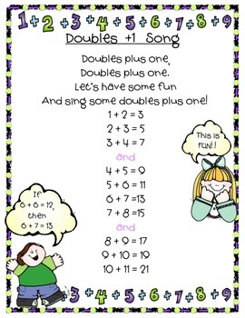 Doubles And Doubles 1 Songs For Math By Young Hearts Tpt