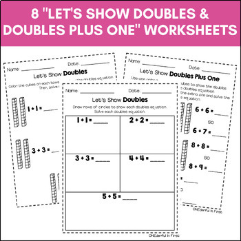 Doubles and Doubles Plus One - Worksheets and NO-PREP Games | TpT