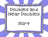 Doubles and Near Doubles Sort