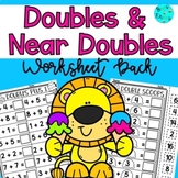 Doubles and Near Doubles to 20 - Worksheet & Game Pack