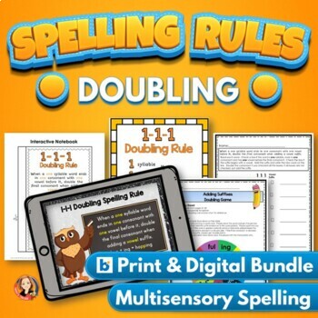 Preview of Doubling Spelling Rule Bundle