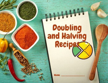 Preview of Doubling and Halving Recipes - Functional Skills Lesson and Practice