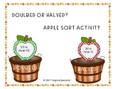 Doubling or Halving Apple Sort