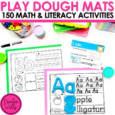 Play Dough Mats Fine Motor Center Letters, Numbers, and Mo