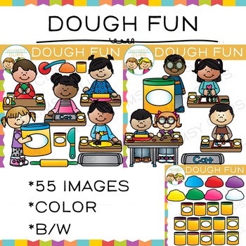 Preview of Kids Fun with Dough Clip Art
