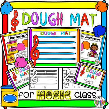 Preview of Dough Mat Station (Treble Clef)