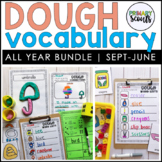 Play Dough Vocabulary Mats YEAR LONG Center