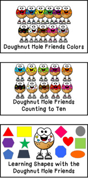 Preview of Doughnut Hole Friends Learning Book Series