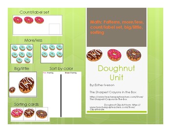 Preview of Doughnut Unit: ELA  Math SPED