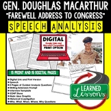 Douglas MacArthur Farewell to Congress Speech Analysis & W