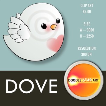 cute dove clip art