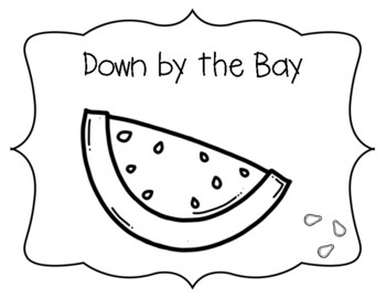 Preview of Down By the Bay Coloring Book