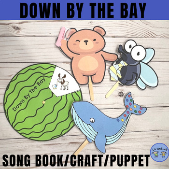 Preview of Down By the Bay Song Book & Craft