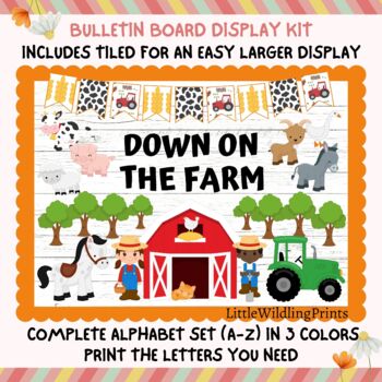 Farm Animals Bulletin Board Teaching Resources | TPT