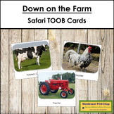 Down On The Farm Safari TOOB Cards - Montessori