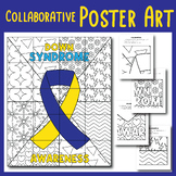 Down Syndrome Awareness Collaborative Art Poster Coloring 