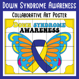 Down Syndrome Awareness Collaborative Art Poster Coloring 