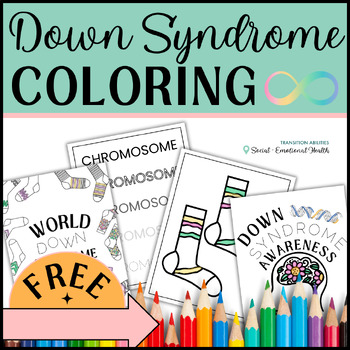 Preview of Down Syndrome Awareness | FREE COLORING PAGES & ACTIVITY