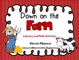 Down on the Farm Literacy and Math Activities