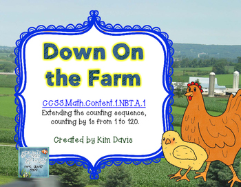 Preview of Down on the Farm Math Puzzles from 1- 120 Distance Learning