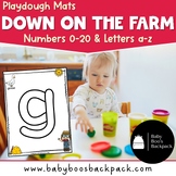 Down on the Farm Playdough Mats | Numbers 0-20 | 10-frames