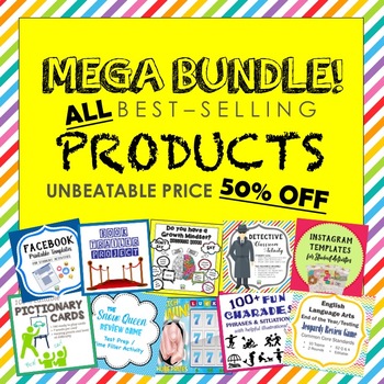 Preview of 50% OFF MEGA BUNDLE! Download ALL Best-Selling Products!
