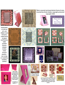 Download Patterns Make 8 Sizes Of Tabletop Mat Board Or Cardboard