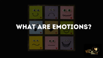 Preview of Downloadable Presentation about Emotions/ Slides