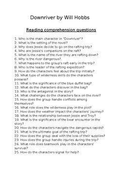 Will hobbs book questions TPT