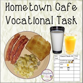 Preview of VOCATIONAL SKILL Hometown Cafe