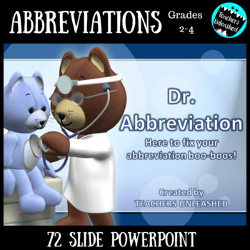 Preview of Abbreviations PowerPoint Lesson