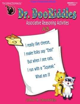 Preview of Dr. DooRiddles A3: Associative Reasoning Activities for Grades 2-3