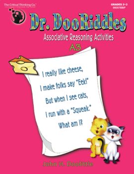 Preview of Dr. DooRiddles A3: Fun Associative Reasoning Riddle Activities for Grades 2-3