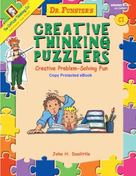 Preview of Dr. Funster's Creative Thinking Puzzlers C1 - Problem-Solving Fun for 9-12 Grade
